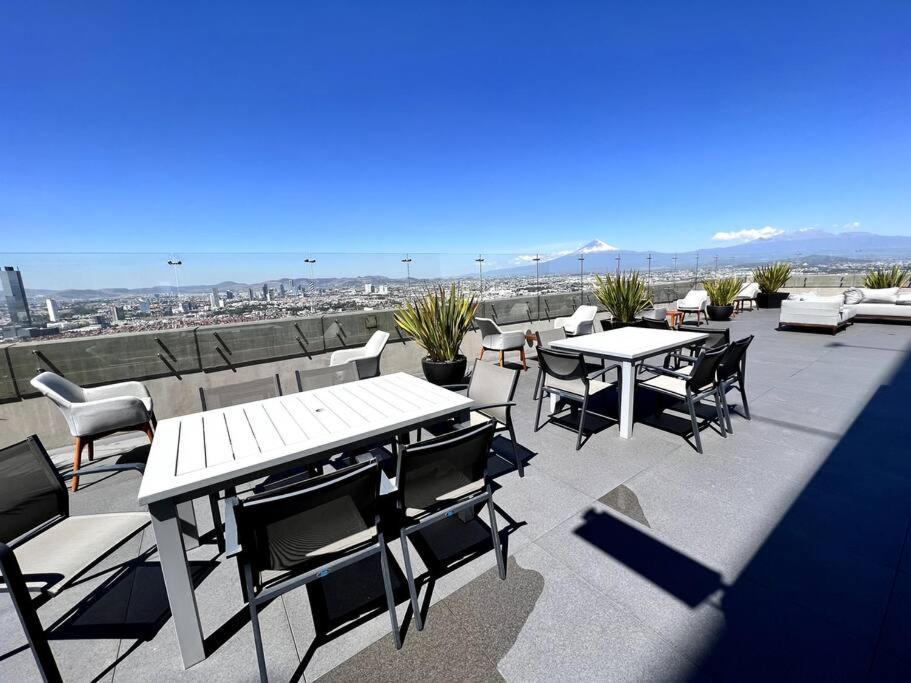 Luxury 3Br Apartment W Pool, Spa & Stunning Views Puebla Exterior photo